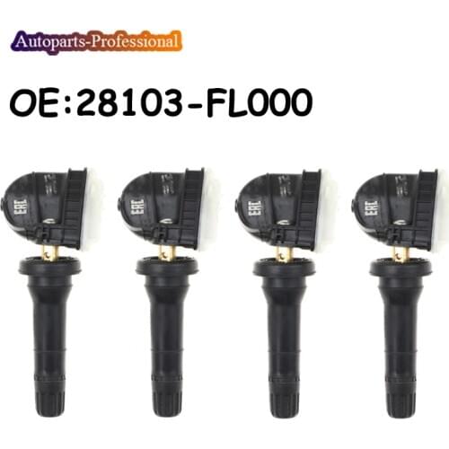4 pcs/lot Car For 2017-2022 Subaru XV Outback Ascent Impreza TPMS Tire Pressure Sensor 433MHZ 28103-FL000 28103FL000 28103-FL00A