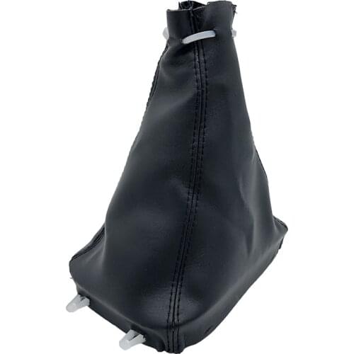 For SAAB 9-3 2003-2012 Manual Leather Gear Shift Knob Shifter Lever Gaiter Boot Cover Case Car Styling Accessories