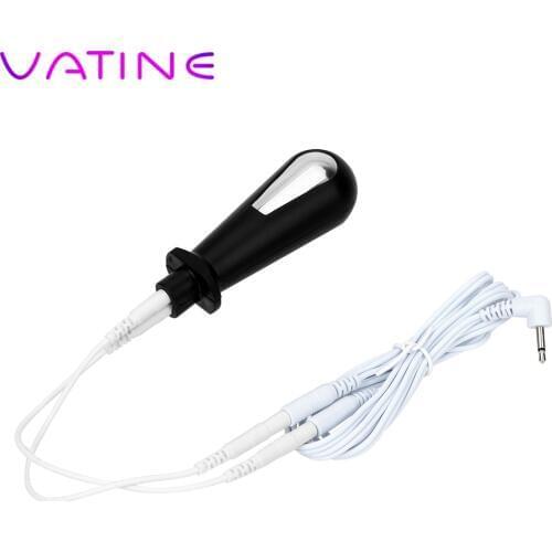 VATINE Electric Anal Vaginal Plug Shock Sex Products Erotic Sex Toys For Men Women Masturbator Medical Themed Toys