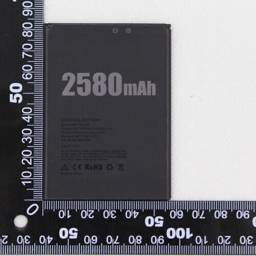 ISUNOO 2pcs/lot BAT17582580 2580mAh Mobile phone battery for DOOGEE X20 Smartphone internal battery