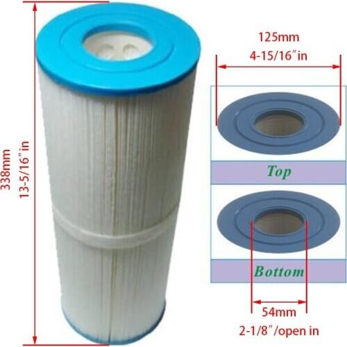 Unicel C-4950 Cartridge filter and spa filter Pleatco PRB501N Filbur PRB50-IN FC-2390 Darlly 40506 L:33.8cm Diameter: 12.5cm