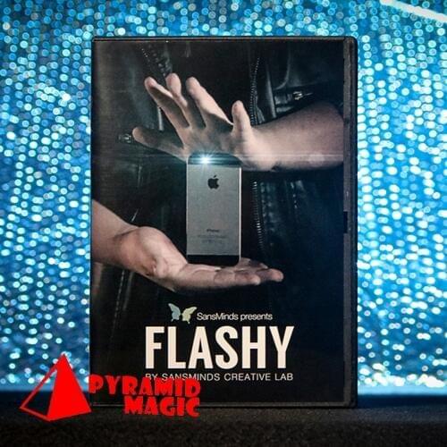 Flashy (DVD and Gimmick) by SansMinds Creative Lab / close-up street card magic trick / wholesale