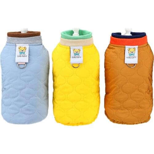 Pet Cat Dog Cold Weather Coat Warm Winter Dog Clothes Puppy Jacket Fleece Cotton Vest Clothing For Small Dogs Cats Costume York