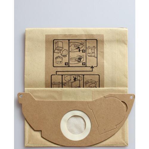 5 pcs/lot Vacuum cleaner bag hepa filter dust bag cleaner bags For KARCHER WD2250 A2004 A2054 MV2
