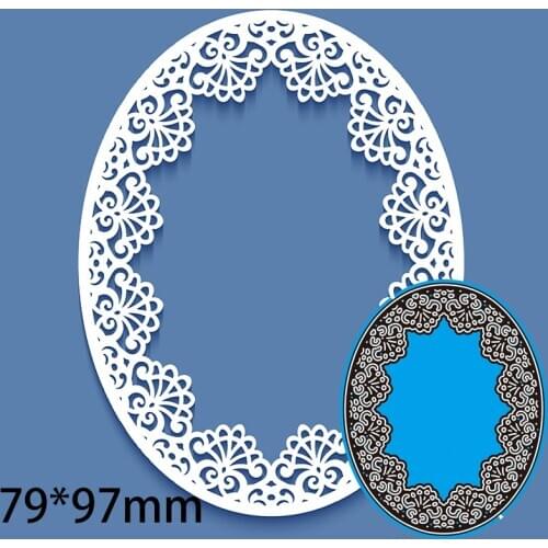 79*97mm FLOWERS CIRCLE new Metal Cutting Dies for decoration card DIY Scrapbooking stencil Paper Craft Album template Dies