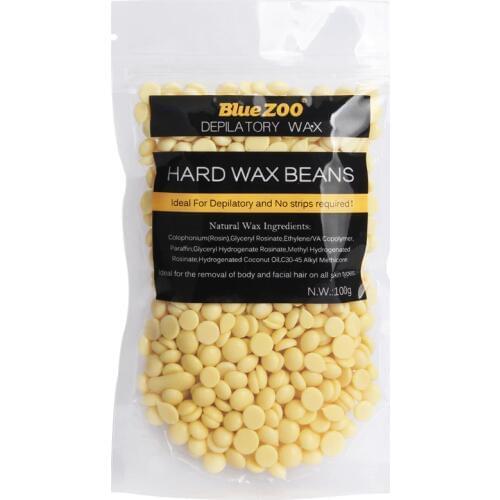 New Hard Wax Beans For Body Bikini Hair Removal Fashion No Strip Hard Depilatory Wax Bean Creamy 100G Hot Film Summer Depilation
