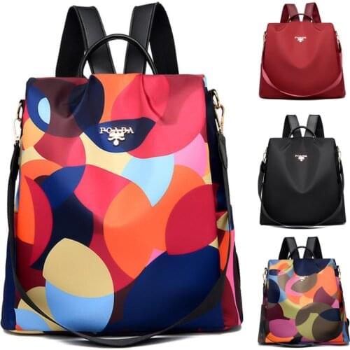 New Anti-theft Women Backpacks Oxford Cloth Shoulder Bags for Teenagers Girls Large Capacity Travel School Bag 2021 Trend