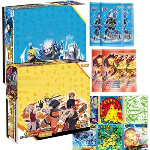 Narutoes Cards Letters Paper Card Letters Games Children Anime Peripheral Character Collection Kids Gift Playing Card Toy