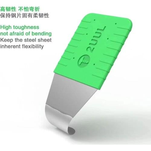 2UUL DA91 Screen Pry Opener 0.1mm Stainless Steel Card Mobile Phone Repair LCD Display Frame Disassemble Tool