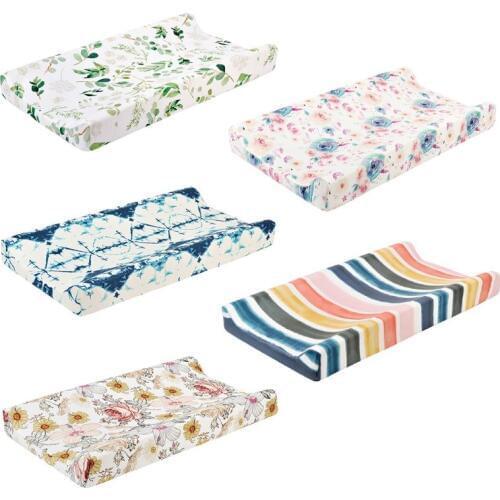 Infant Diaper Changing Pad Cover Super Soft Safe for Baby Changing Pad Covers Sheet Remove Cloth Cover Baby Gift Changing Mat Ba