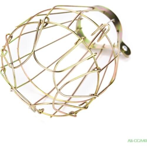 Lamp Covers Retro Vintage Industrial Pendant Trouble Light Bulb Guard Wire Cage Ceiling Fitting Hanging Bars Cafe Lamp Shade