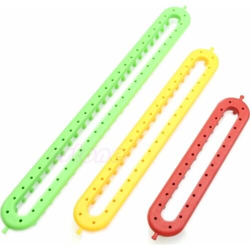 Plastic ABS Loom For Scarf Shawl Hat Socks Long Knit Knitter Knitting 3 Size