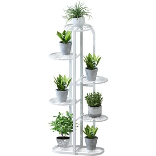 Wrought iron flower shelf living room bedroom flower rack multi-layer indoor special offer iron balcony flower shelf rack home