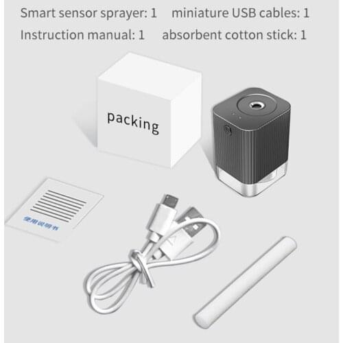 T8DF Smart Auto-Sensing USB Sanitizer Sprayer Alcohol Spray Machine Non-Contact