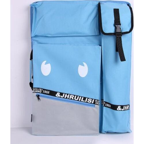 Smiley Cute Painting Art Supplies Bag 4K Large Sketch Drawing Tools Art bag For Drawing 50*65CM