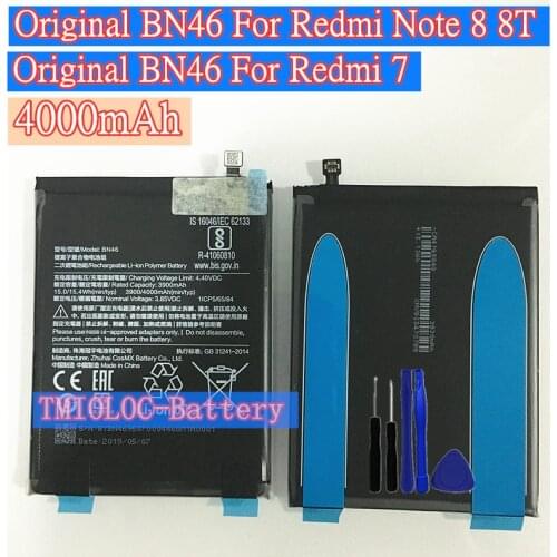 TMIOLOC Xiaomi Redmi Note 8T Phone Batteries
