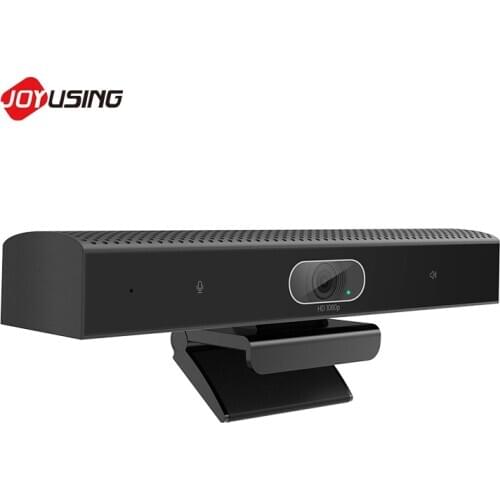 JOYUSING 1080P HD Conference Webcam with Microphone and Speaker for Small Meeting Rooms Wide Angle (Black)