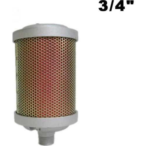 High Quality 3/4" DN20 Industrial Exhaust Filter Silencer Muffler For Adsorption Dryer Diaphragm Pump Air Compressor XY-07 XY 07