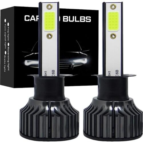 ASLENT 2PCS Car Lights H4 LED H7 9000LM H11 LED Lamp for Car Headlight Bulbs H1 H8 H9 9005 9006 HB3 HB4 No Fan H7 LED Bulbs 12V