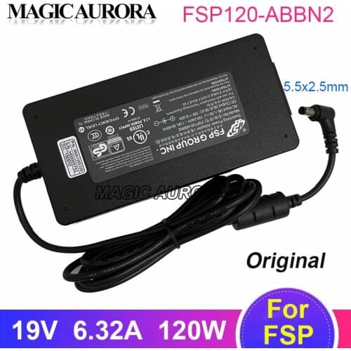 120W 19V 6.32A 5.5x2.5mm FSP120-ABBN2 FSP Switching Power Adapter For Intel NUC6I7KYK Laptop Charger FSP120-REBN2 FSP120-ABBN3