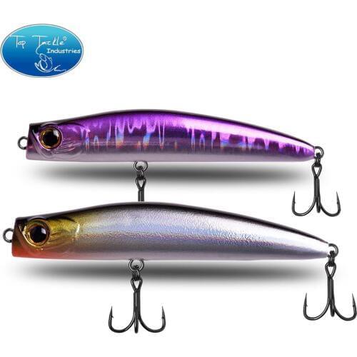 CFLURE fishing lure sinking Pencil 85mm 19g 75mm13.5g minnow Hard bait Scilence Vibrating light jigging Bass fishing lures