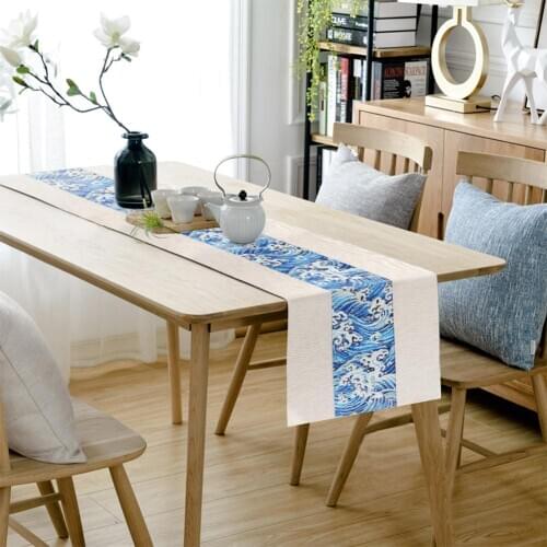 Tea Mat Zen Style Table Runner Tablecloth Tea Insulation Pad for Tea Ceremony Product Size 180*30 cm Weight 185g Chinese Style