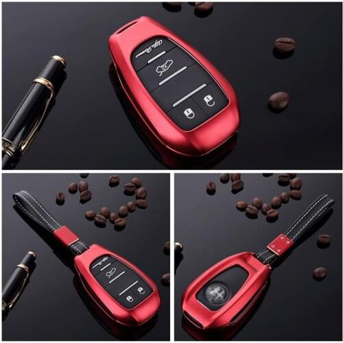 For Alfa Romeo Giulia Stelvio Car Key Case Key Shell Keychain Sheath Car Interior Decoration Accessories