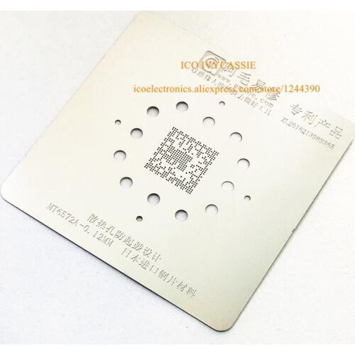 For MT6572A CPU BGA Stencil BGA Direct Heating Template 0.12mm Thickness