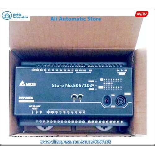 DVP20EC00T3 20-Point Host 12DI 8DO NPN 24VDC 0.5A 4-Channel 20K Input And Output Total Bandwidth 80KRS-232 RS-485 New