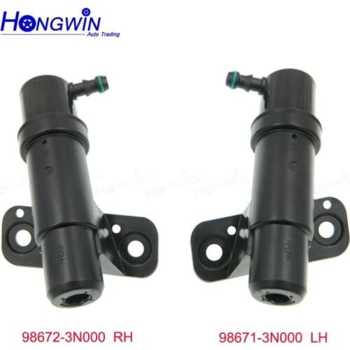 98671-3N000 Front Left&Right Car Headlamp Headlight Cleaning Washer Spray Nozzle Jet Cover Cap For Hyundai KIA 986723N000