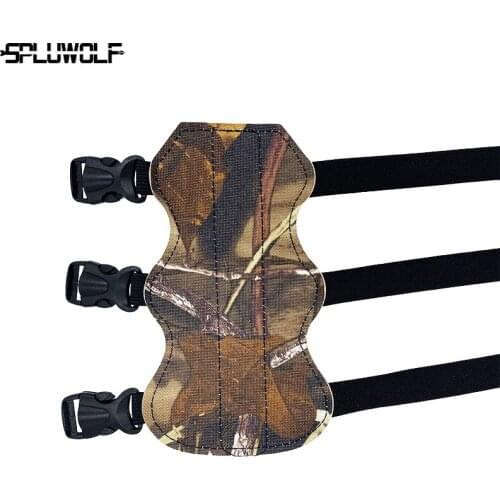 Camo PU Archery Arm Guard Shooting Sport Protective