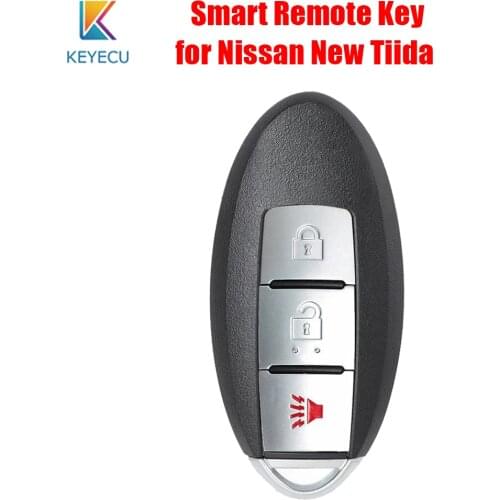 KEYECU Keyless Entry Smart Remote Car Key Fob 3 Buttons 315Mhz for Nissan New Tiida 2007 2008 2009 2010 2011 2012