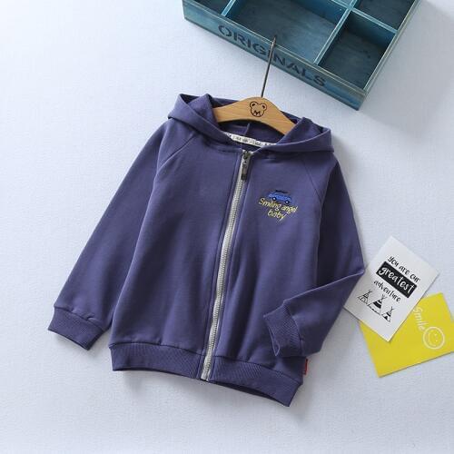 Toddler Boy Jacket Casual Cotton Jacket for Girls Hooded Zipper Sweatshirt Kids Clothing Spring Autumn Baby Outwear Child Coats