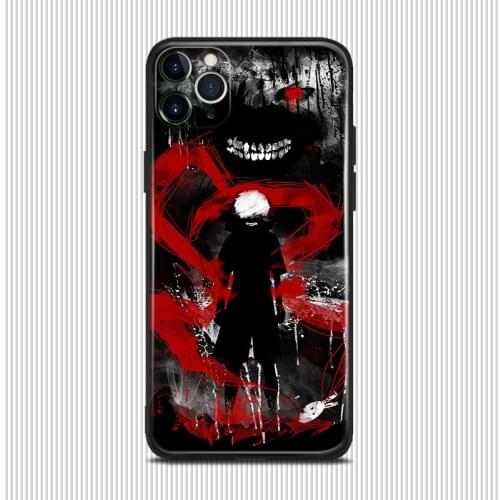 Tokyo ghoul ken kaneki anime For iPhone se 6 6s 7 8 plus x xr xs 11 pro max soft silicone phone case cover shell