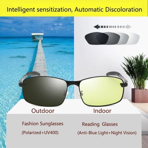 Transition Photochromic Gaming Glasses Polarized SunGlasses Filter Computer Blocking Anti Blue Light Eye Eyestrain Women Men 2