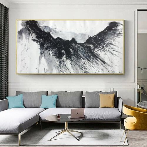 Hand-painted Oil Painting Abstract Floral Light Luxury Modern Living Room Dining Decorative Painting Paintings Meter Box Painted