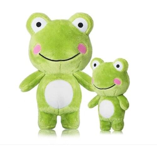 Plush Frog Stuffed Animal Toys Dolls Gifts for Kids Boys Girls Green 10" 15.5"
