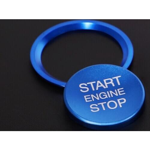 Suitable for Audi A4L A6L Q5 Ignition Ring Aluminum Alloy Automatic One-button Start and Stop Interior Decoration Ring Car Shape