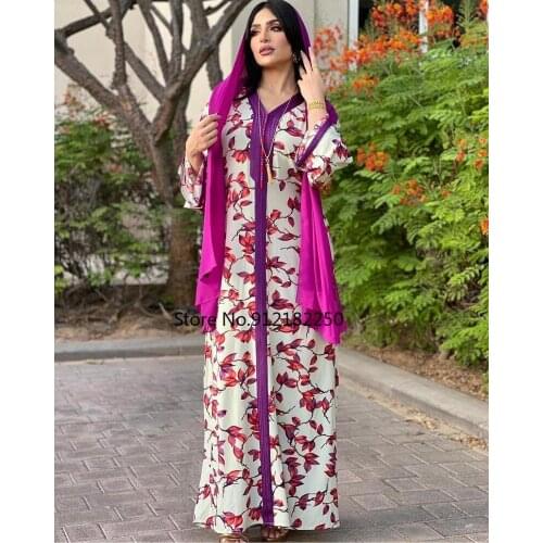 Ramadan Turkey Muslim Dress Women Abaya Moroccan Kaftan Islamic Clothing India Long Khimar Djellaba Dubai Jilbab Party Vestidos