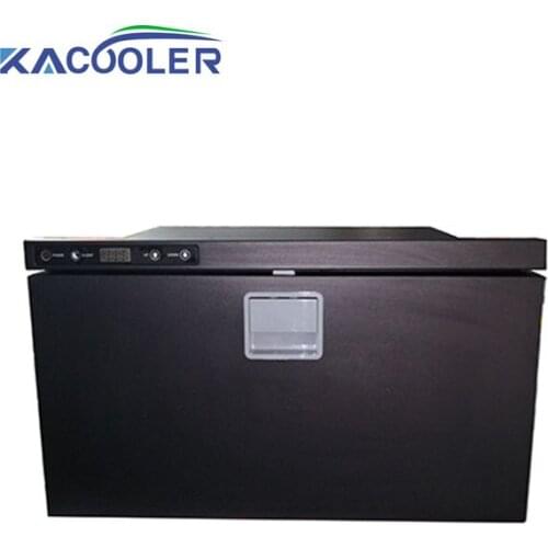 High Quality 12V 24V Built-In Drawer Car Fridge Caravan Camper Solar Freezer 40L Yacht Refrigerator
