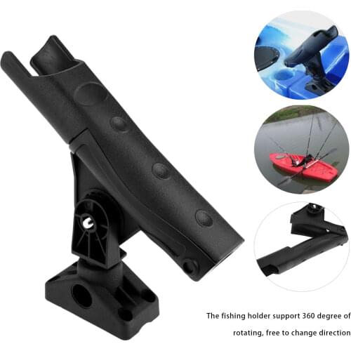 1 Pc ABS 360 Degree Rotation Direction Fishing Rod Stand Pole Stand Bracket Adjustable Rod Rack Rowing Boats & Kayak Accessories
