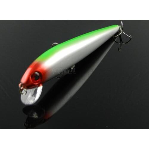 10pcs/lot MI057-4 bait fishing supplies small rock fat Minnow Sequin plastic simulation Hard Bass