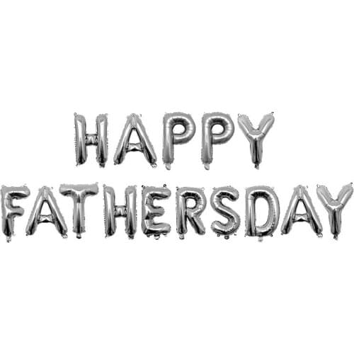 15pcs/set 16inch Happy Fathers Day Foil Globos Feliz Dia Super Papa Foil Balloons Father Mother Party Decoration Air Baloes