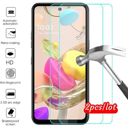 2pcs full cover for lg k42 tempered glass for lg k 42 k42 42k screen protector for lgk42 protect glass sklo films
