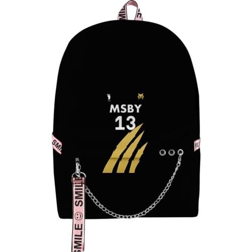 2020 New Casual 3D Print Haikyuu!! backpack Schoolbag Men/Women Shoulder Travel Bag Harajuku Teenage Girls bag