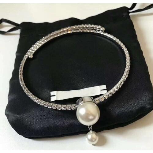 2021 Hot Fashion Jewelry For Women Party Jewelry Set Choker Pearl Fashion Bowknot Jewelry