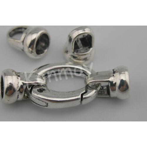 3 Colors--10 pcs Dia. 6.0mm Round End Caps For Bracelet/Jewelry Design--CLP1074