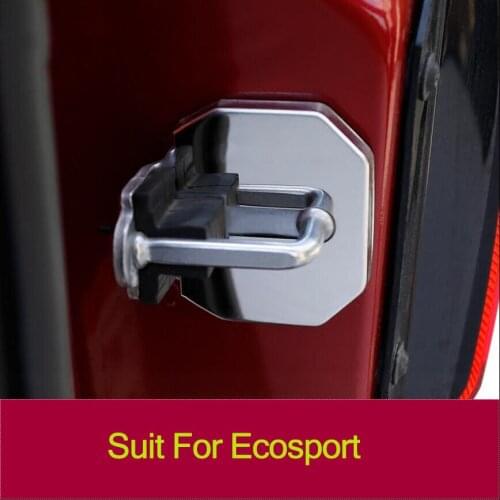 5Pcs/Lot Car Accessories Door Lock Waterproof Anti Rust Protection Buckle Cover For Ford Ecosport 2013-2019