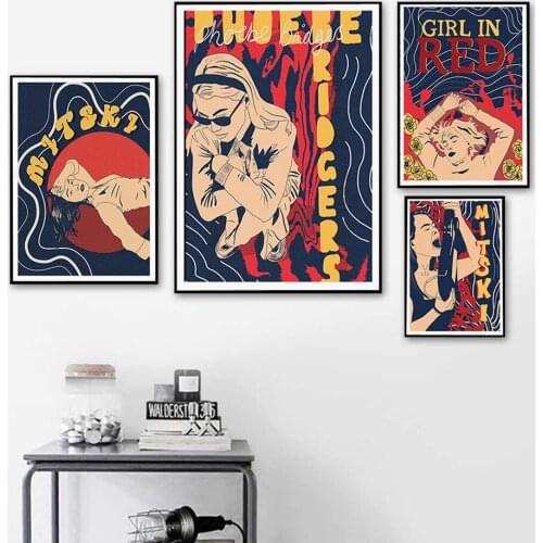 Nordic Abstract Poster Tranger In The Alps Canvas Painting Music Art Print Minimalist Picture For Living Room Wall Home Decor