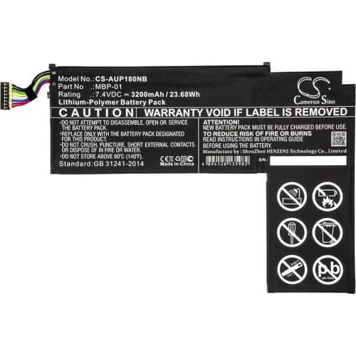 Cameron Sino 3200mAh Battery for Asus P1801-B037K Transformer AiO P1801,MBP-01
